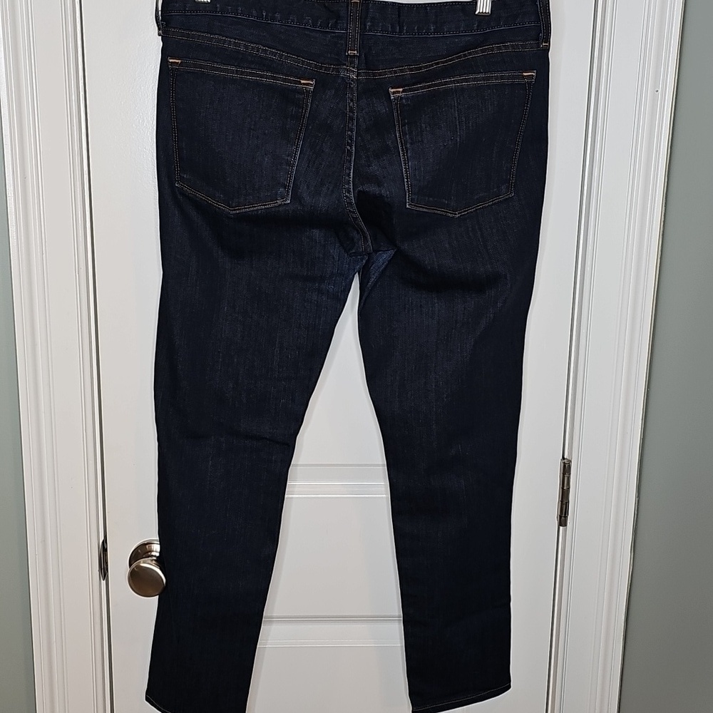 J. Crew Dark Blue Toothpick Ankle Jeans - Size 31 - Picture 6 of 12